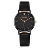 Top Brand High Quality Fashion Womens Ladies Simple Watches Geneva Faux Leather Analog Quartz Wrist Watch clock saat Gift