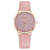 Top Brand High Quality Fashion Womens Ladies Simple Watches Geneva Faux Leather Analog Quartz Wrist Watch clock saat Gift