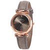 Top Brand High Quality Fashion Womens Ladies Simple Watches Geneva Faux Leather Analog Quartz Wrist Watch clock saat Gift