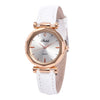 Top Brand High Quality Fashion Womens Ladies Simple Watches Geneva Faux Leather Analog Quartz Wrist Watch clock saat Gift