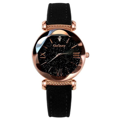 Gogoey relógios femininos 2019 senhoras de luxo relógio céu estrelado relógios para a moda feminina bayan kol saati diamante reloj mujer 2019