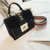 Bolsas de luxo bolsas femininas designer rebite crossbody sacos para as mulheres 2019 moda pequena bolsa mensageiro ombro senhoras saco mão vermelho