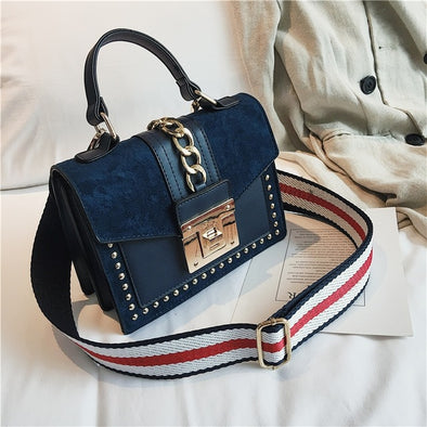 Bolsas de luxo bolsas femininas designer rebite crossbody sacos para as mulheres 2019 moda pequena bolsa mensageiro ombro senhoras saco mão vermelho