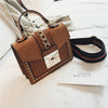 Bolsas de luxo bolsas femininas designer rebite crossbody sacos para as mulheres 2019 moda pequena bolsa mensageiro ombro senhoras saco mão vermelho