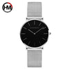 Femmes montres haut de gamme marque de luxe japon mouvement à Quartz en acier inoxydable argent cadran blanc étanche montres relogio feminino