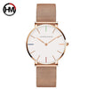 Femmes montres haut de gamme marque de luxe japon mouvement à Quartz en acier inoxydable argent cadran blanc étanche montres relogio feminino