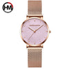 Femmes montres haut de gamme marque de luxe japon mouvement à Quartz en acier inoxydable argent cadran blanc étanche montres relogio feminino