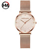 Femmes montres haut de gamme marque de luxe japon mouvement à Quartz en acier inoxydable argent cadran blanc étanche montres relogio feminino