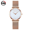 Femmes montres haut de gamme marque de luxe japon mouvement à Quartz en acier inoxydable argent cadran blanc étanche montres relogio feminino